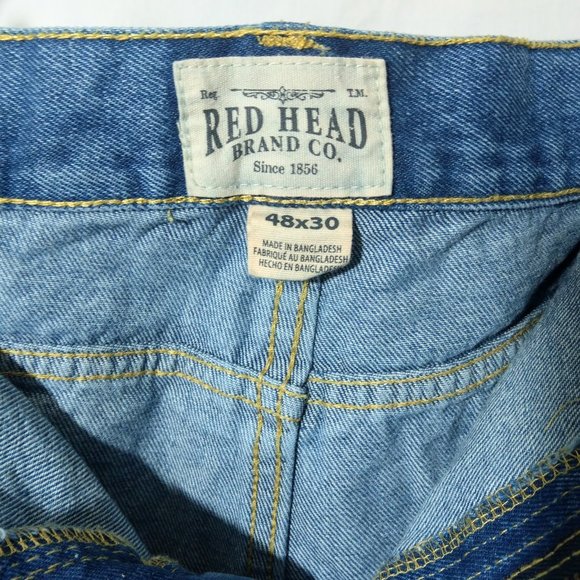 Men's 48x30 RedHead Light/Medium Wash Jeans EUC - Picture 5 of 5